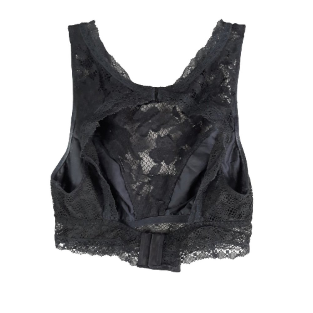 Victoria's Secret Black Lace Bralette Unpadded Size S/P/Ch C75 - Picture 2 of 11